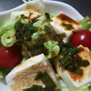 韓国風★お豆腐とレタスのサラダ